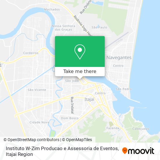 Instituto W-Zim Producao e Assessoria de Eventos map