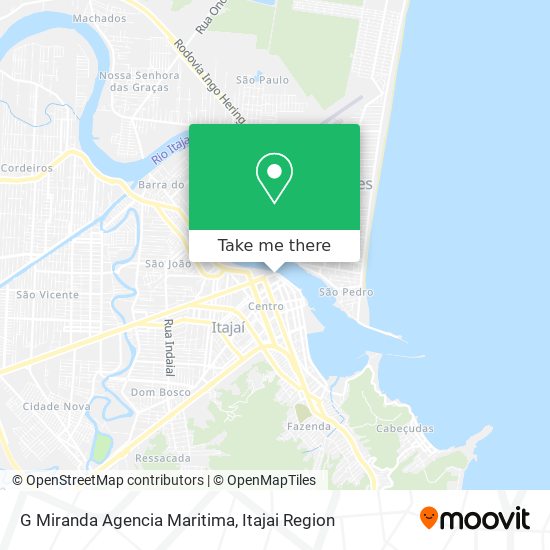 G Miranda Agencia Maritima map