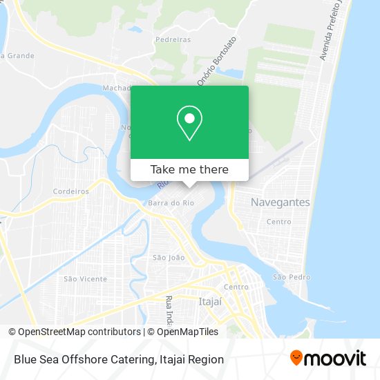 Blue Sea Offshore Catering map