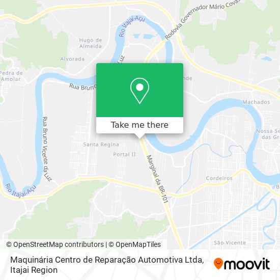 Mapa Maquinária Centro de Reparação Automotiva Ltda