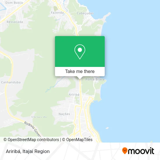 Ariribá map