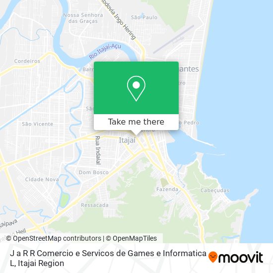 J a R R Comercio e Servicos de Games e Informatica L map