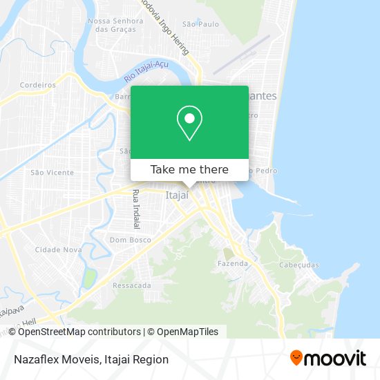 Nazaflex Moveis map