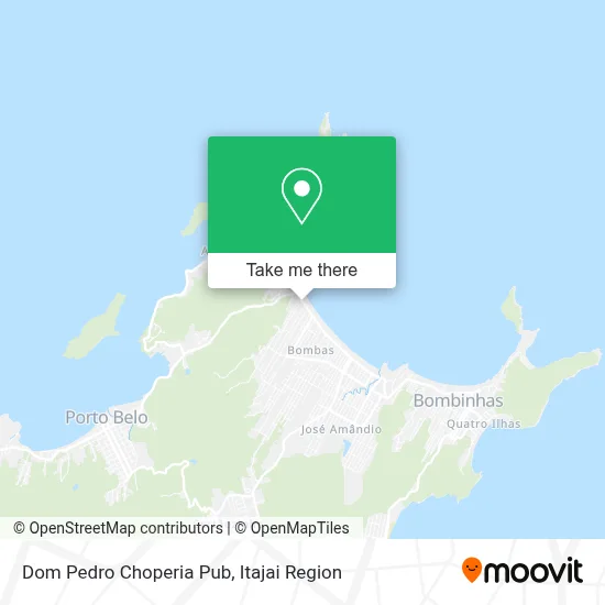 Dom Pedro Choperia Pub map