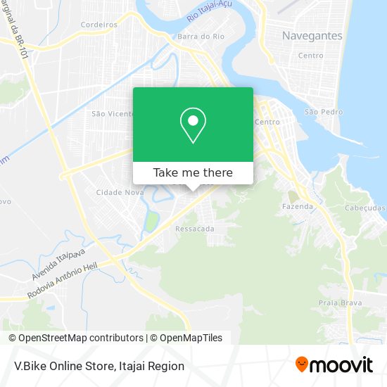 V.Bike Online Store map