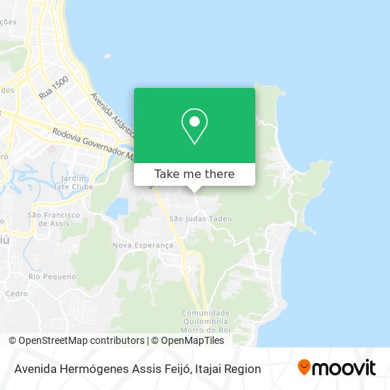 Avenida Hermógenes Assis Feijó map