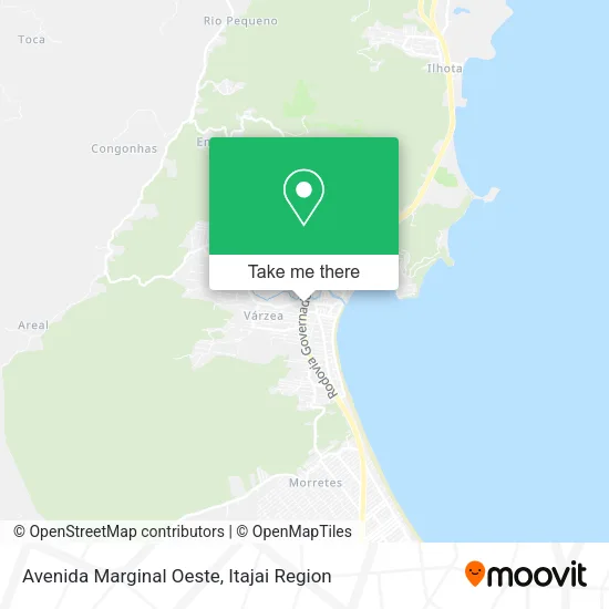 Avenida Marginal Oeste map