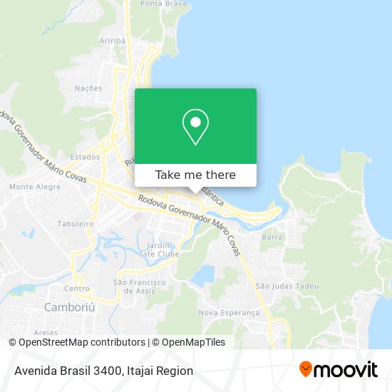 Mapa Avenida Brasil 3400