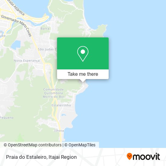 Praia do Estaleiro map