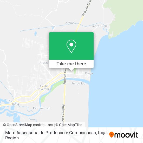 Mapa Marc Assessoria de Producao e Comunicacao