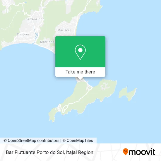 Bar Flutuante Porto do Sol map