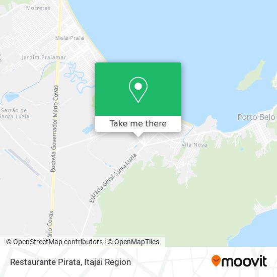 Mapa Restaurante Pirata