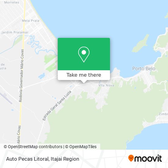 Mapa Auto Pecas Litoral