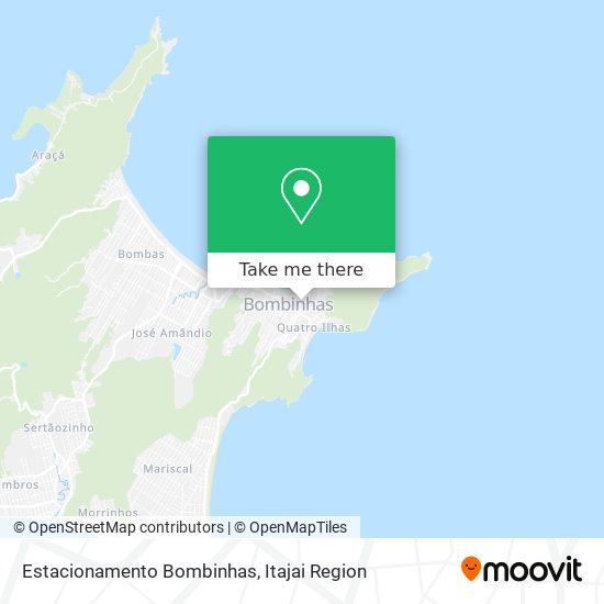 Estacionamento Bombinhas map