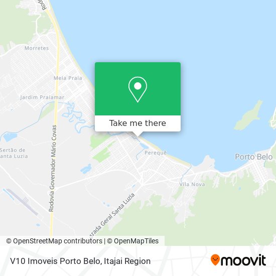 V10 Imoveis Porto Belo map