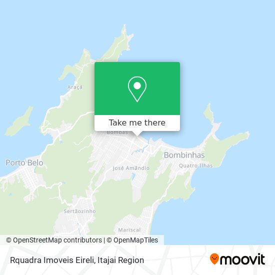 Mapa Rquadra Imoveis Eireli