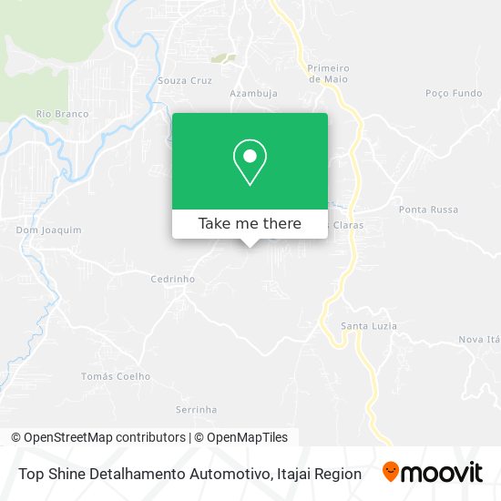 Top Shine Detalhamento Automotivo map