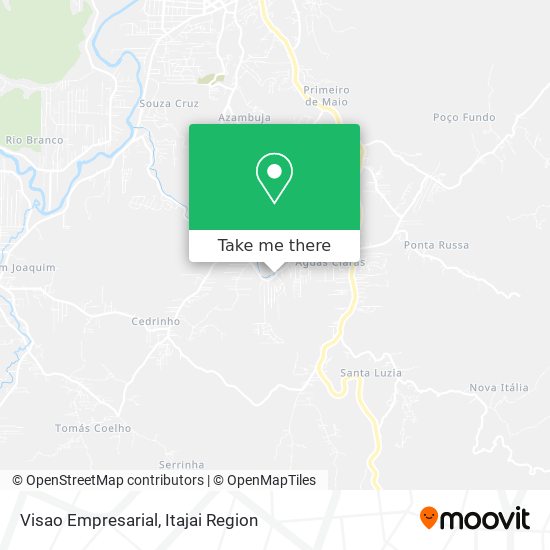 Visao Empresarial map