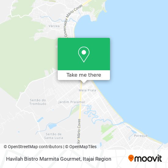 Havilah Bistro Marmita Gourmet map