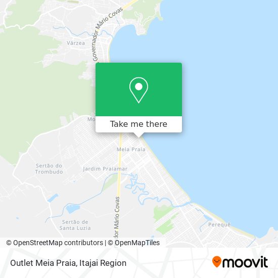 Outlet Meia Praia map