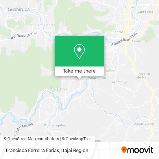 Francisca Ferreira Farias map