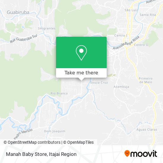 Manah Baby Store map