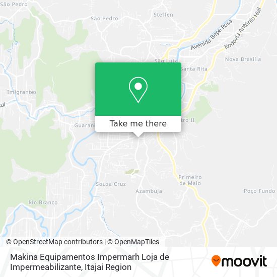 Makina Equipamentos Impermarh Loja de Impermeabilizante map