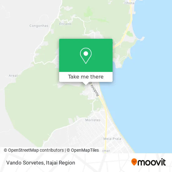 Vando Sorvetes map