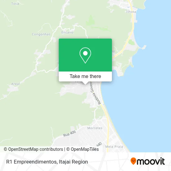 R1 Empreendimentos map