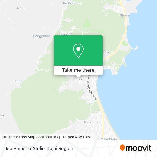 Isa Pinheiro Atelie map