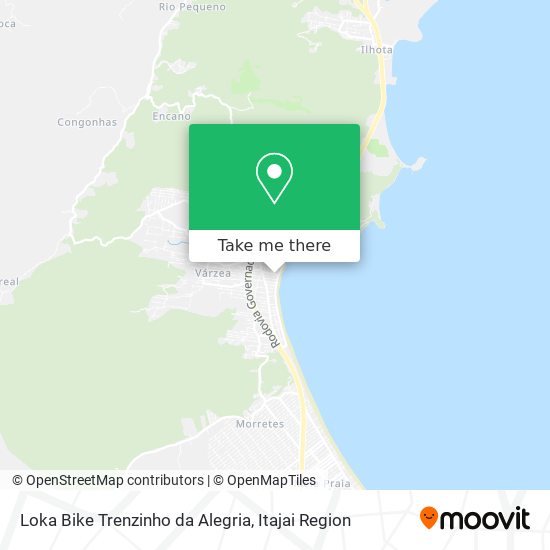 Mapa Loka Bike Trenzinho da Alegria