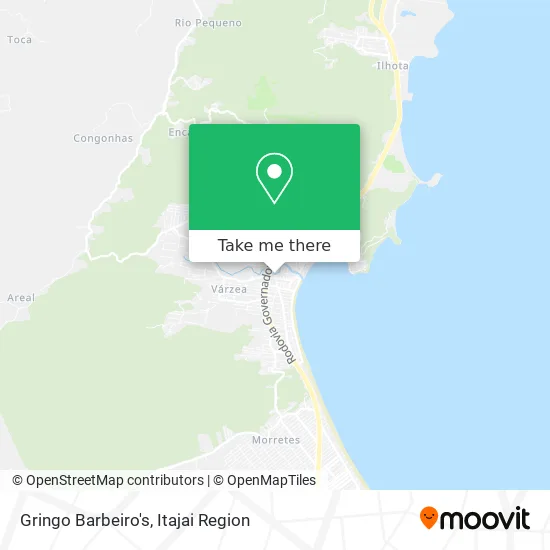 Gringo Barbeiro's map