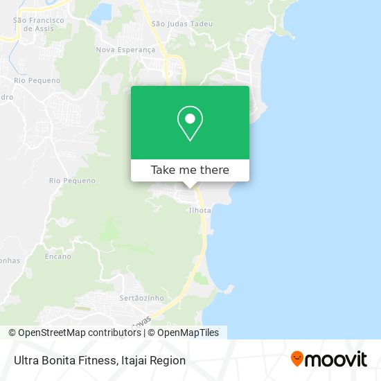 Mapa Ultra Bonita Fitness