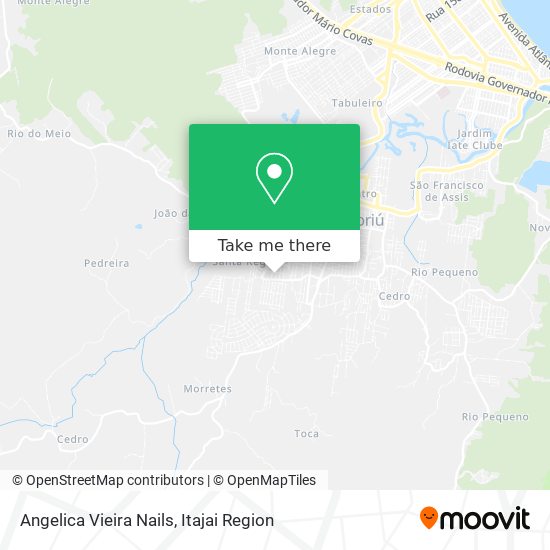 Angelica Vieira Nails map