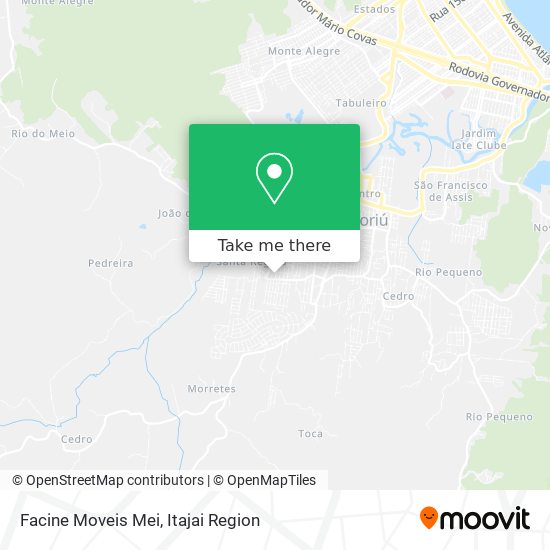 Facine Moveis Mei map