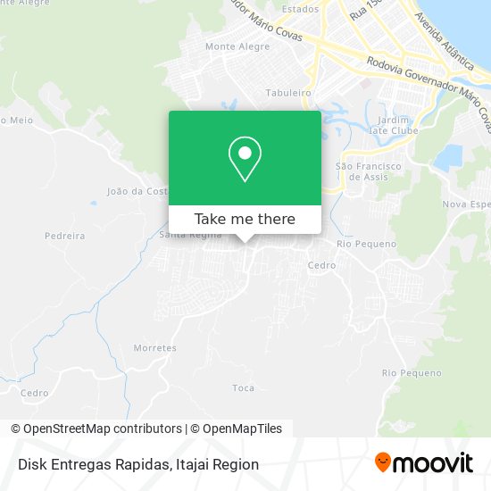 Disk Entregas Rapidas map