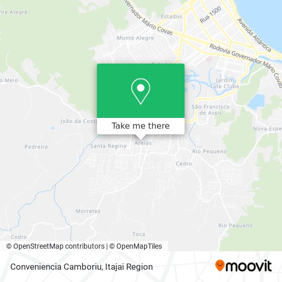 Conveniencia Camboriu map