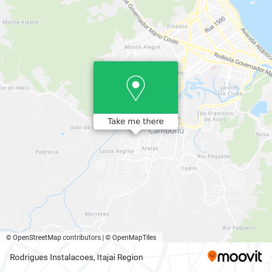 Mapa Rodrigues Instalacoes