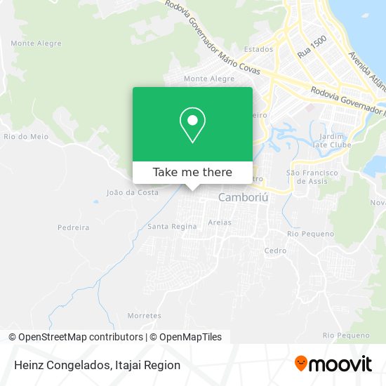 Heinz Congelados map