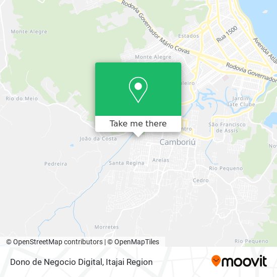 Dono de Negocio Digital map