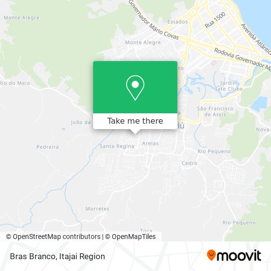 Bras Branco map