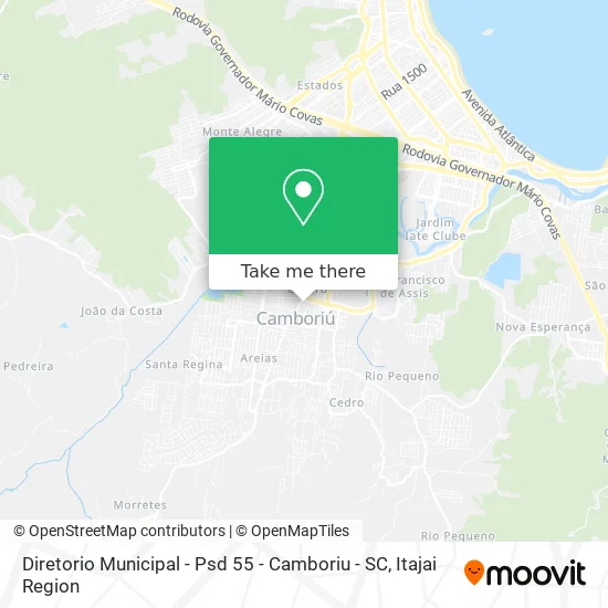 Diretorio Municipal - Psd 55 - Camboriu - SC map