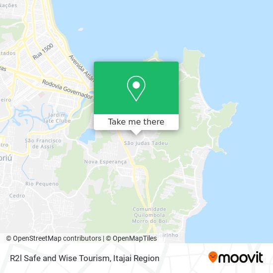 R2l Safe and Wise Tourism map