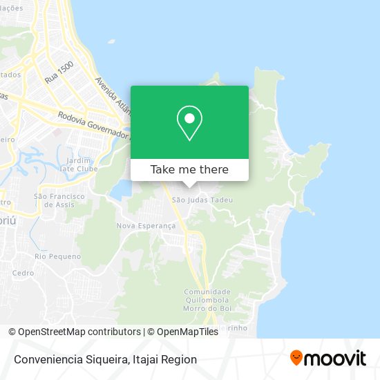 Conveniencia Siqueira map