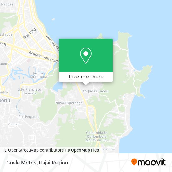 Guele Motos map