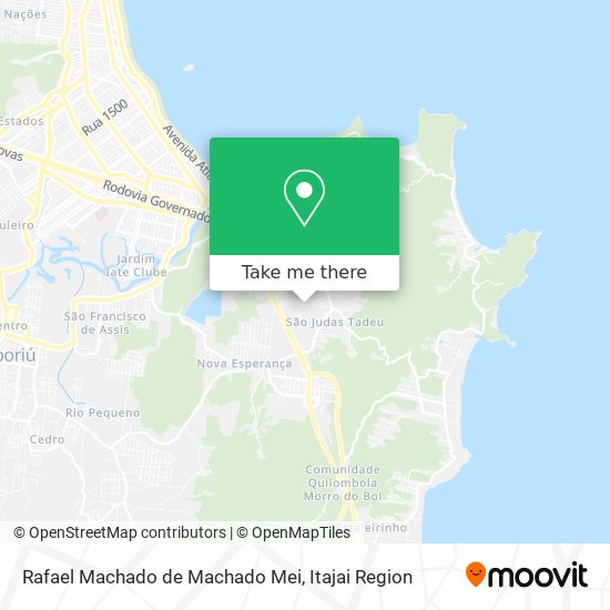 Rafael Machado de Machado Mei map
