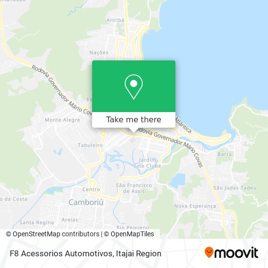 Mapa F8 Acessorios Automotivos