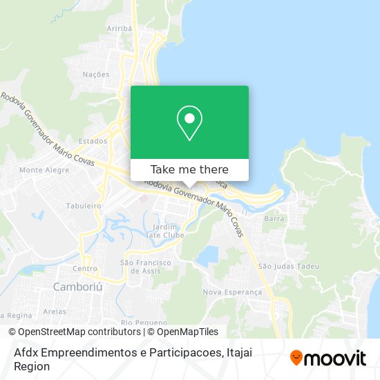 Mapa Afdx Empreendimentos e Participacoes