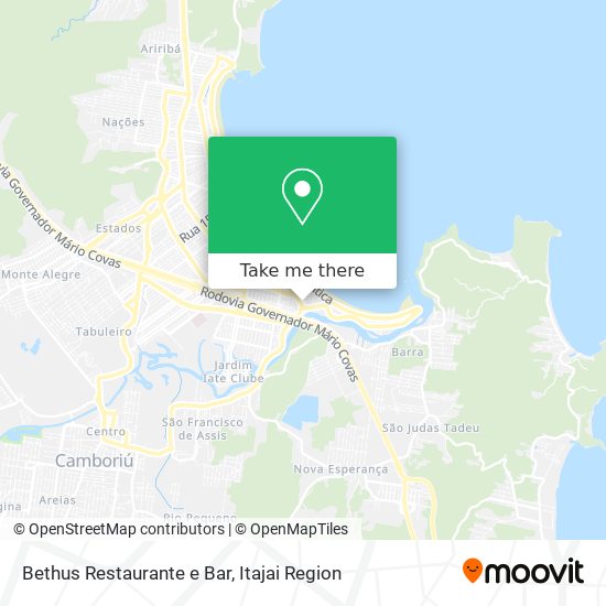 Mapa Bethus Restaurante e Bar