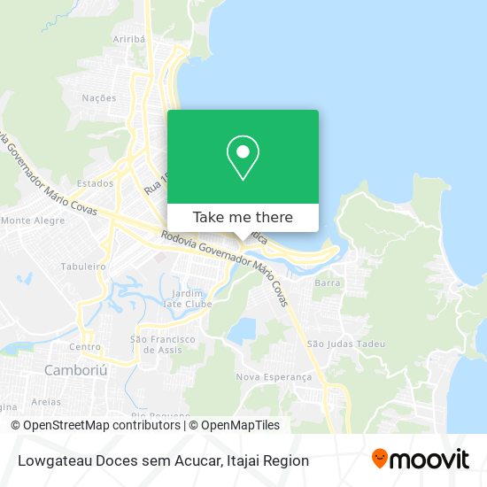 Mapa Lowgateau Doces sem Acucar